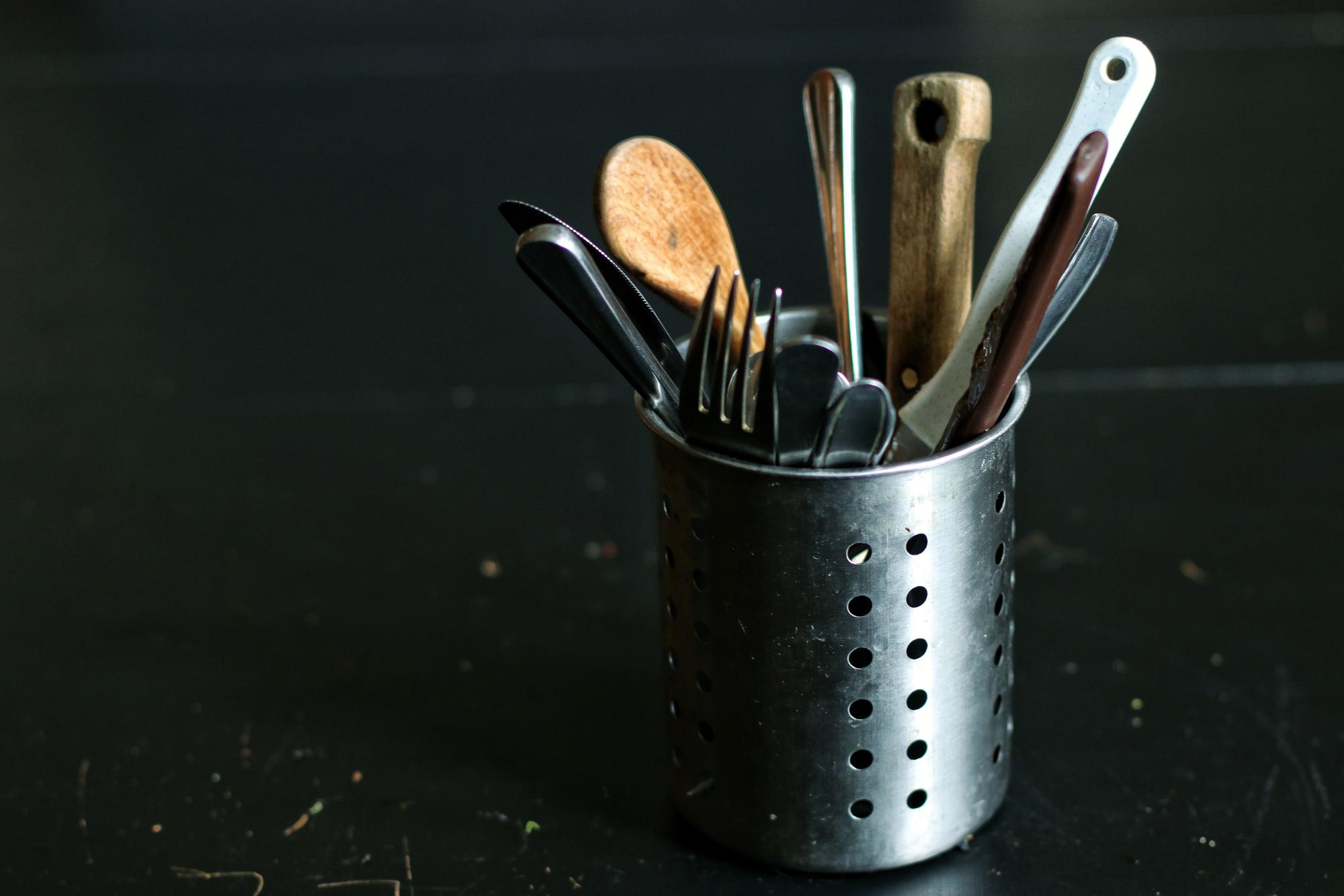 Set di attrezzi da cucina professionali